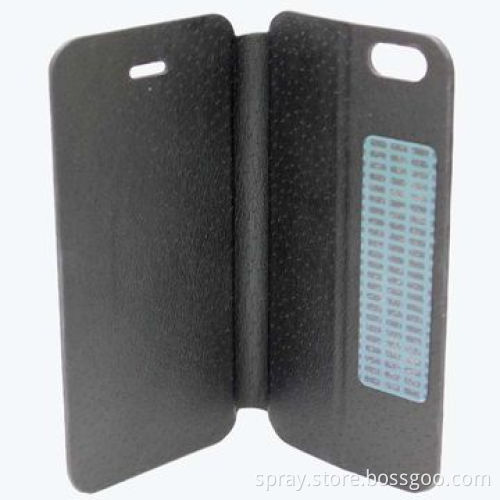 Slim PU wood sleeve wallet design for iPhone 5S